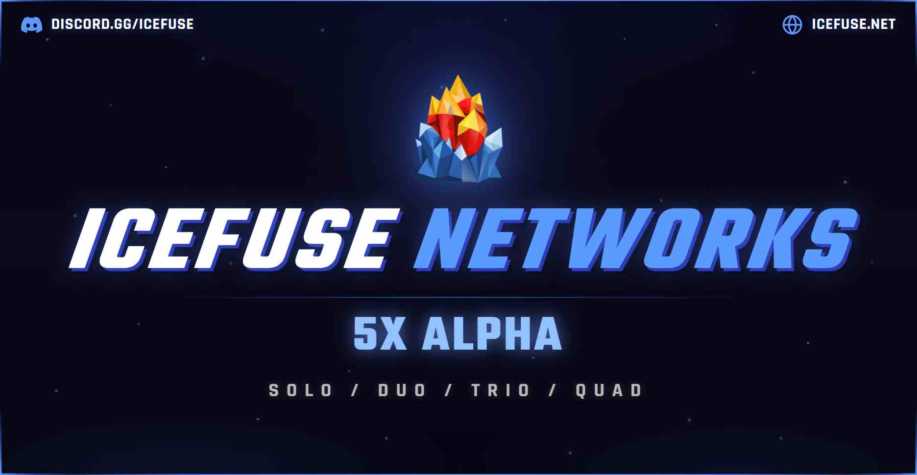 ⦿【ICEFUSE】5X Alpha (Solo/Duo/Trio/Quad|Shop|Kits|X5 WIPED
